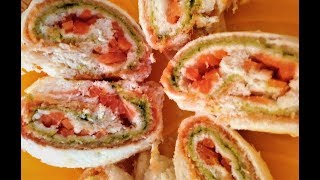 pinwheel sandwich recipe  veg pinwheel sandwich recipe [upl. by Frodine]