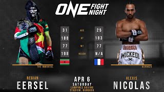 Regian EERSEL vs Alexis NICOLAS Full FIGHT ONE [upl. by Aeslahc]