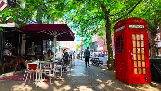 4K Hampstead  London Walking Tour [upl. by Pincas]