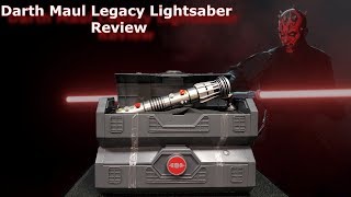 Star Wars Galaxys Edge  Darth Maul Legacy Lightsaber Review [upl. by Warila]