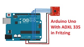 ADXL335 Working and Interfacing With Arduino Uno  Accelerometer Working  Arduino project [upl. by Nnad]