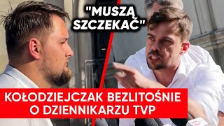 Kołodziejczak porównał dziennikarza TVP do psa quotMuszą szczekaćquot [upl. by Esmerolda]