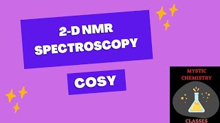 2D NMR SPECTROSCOPY COSY [upl. by Assi]