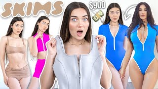 I SPENT 900 ON SKIMS NEW SWIMWEAR IS IT WORTH THE HYPE [upl. by Nevak]