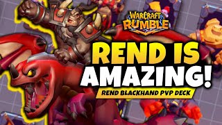 DOMINATE PVP WITH THIS REND BLACKHAND DECK  WARCRAFT RUMBLE [upl. by Nyliahs107]