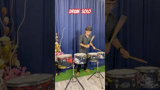 Drum Solo Roto Janny Dholi trending drums shorts [upl. by Tiras]