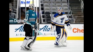 Jordan Binnington vs Devan Dubnyk [upl. by Fidela]