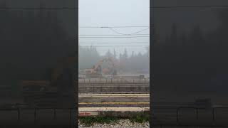 Morning Mystique Train Arrival at ElleraCorciano 🚆🌫️ shorts nature umbriatourism perugia [upl. by Inalej]