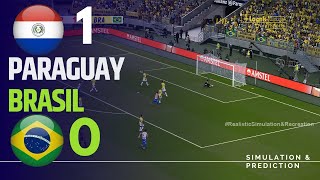 PARAGUAY 10 BRASIL  Resumen • Eliminatorias Sudamericanas 2024 SimulaciónRecreación [upl. by Niboc599]