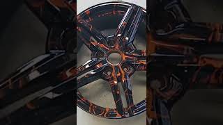 Car rim art rimart carwheel  wheel paint  painting wheel [upl. by Seditsira]