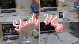 Productive Vlog Late night Study No music Study With Me ASMR Studying for Exam [upl. by Us]