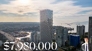 Inside a 7980000 56th Floor Vancouver condo [upl. by Chelton]