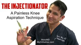 How to REMOVE KNEE Joint FLUID WITHOUT causing PAIN [upl. by Armallas]