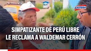 🔴🔵Waldemar Cerrón Simpatizante de Perú Libre le reclama que partido no lo apoya para operación [upl. by Linetta]