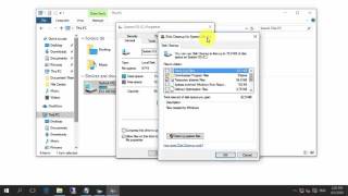 การทำ Disk Cleanup เพื่อลบไฟล์ขยะ Windows 10817 [upl. by Valerian782]