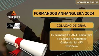 Solenidade de Colação de Grau Anhanguera 2024 [upl. by Ecnaret]