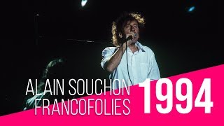 Alain Souchon  quotFoule Sentimentalequot  Live  Francofolies de La Rochelle 1994 [upl. by Ennaeerb]