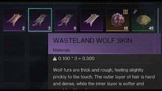 Farming Wasteland Grassland Jungle Wolf Skin for your Armor Buff  Once Human [upl. by Anthea]