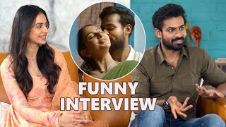 Rakul Preet Singh and Vaishnav Tej Fun Interview About Kondapolam Movie  TFPC [upl. by Endo]