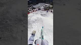 GoPro  World Cup Mogul Skiers POV 🎬 Rasmus Stegfeldt Shorts Skiing [upl. by Enavi]