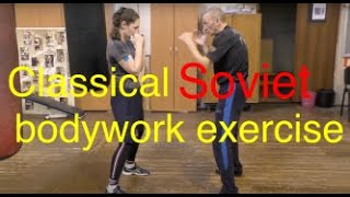 Boxing Classical Soviet bodywork exercise [upl. by Novaat]