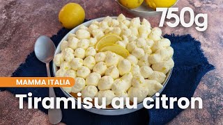 La recette du tiramisu au citron tiramisù al limone  750g [upl. by Howell]