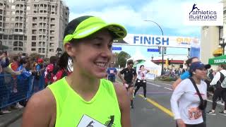 Lydia Tay interview 2023 Royal Victoria Marathon win in 24949 [upl. by Aniram974]