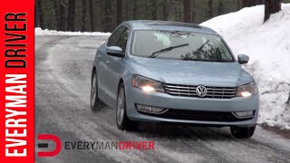 Heres the 2013 Volkswagen Passat Review on Everyman Driver [upl. by Ecinej]