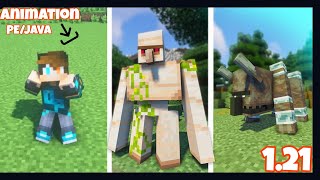 Best Realistic Animation mods for minecraft pocket edition 😱  minecraft realistic animation [upl. by Barker]