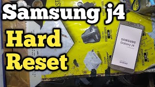 Samsung J4 Ko Hard Reset Kaise Kare  Hard Reset Samsung J4  J4 Hard Reset [upl. by Leipzig]