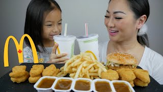 McDonalds Habanero McChicken Burger amp Nuggets Mukbang  NE Lets Eat [upl. by Aihceyt]