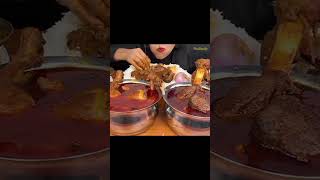 youtube indian currysorts food delicious viral videoview chicken curry with rice and salad😲😲 [upl. by Hannaj905]