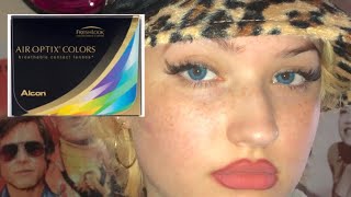 Best colored contacts for brown eyes air optix color contacts review [upl. by Orit971]