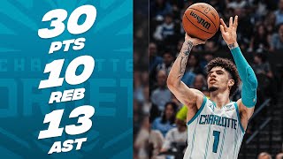 LaMelo Ball Makes Hornets Franchise History In TRIPLEDOUBLE Performance  November 5 2023 [upl. by Ylyl]