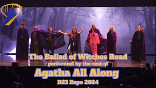 Agatha All Along Cast Performs quotThe Ballad Of Witches Roadquot at Disney D23 [upl. by Clarkin]