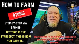 Farming TONIC  Step by step to earning Tectonic via staking CRO on Tectonic Finance [upl. by Trabue525]