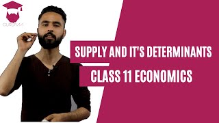 What is Supply What are its Determinants New Syllabus  Class 11  Economics [upl. by Mcclenaghan41]