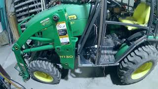 john deere 2025r cab build [upl. by Yecam]