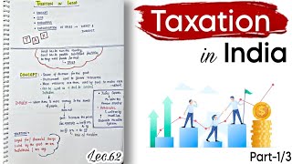 Taxation in IndiaArticles Part13 Indian Economy Lec62  Handwritten notes  An Aspirant [upl. by Ecnarwal]