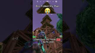 Bro Foiled My Plan fortniteshorts fortnitememes memes gaming [upl. by Eanej521]