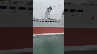 Castellammare di StabiaFincantieri18 maggio 2024Il varo della nave Atlante Marina Militare 🇮🇹🚢 [upl. by Oruntha]