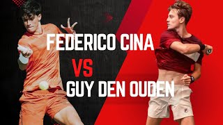 Cina Federico Vs Den Ouden Guy  ATP Yokohama Keio Challenger [upl. by Suoiradal]