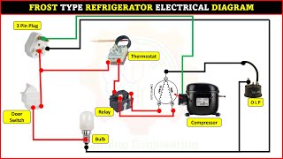 Frost Type Refrigerator Electrical Diagram [upl. by Mccall]