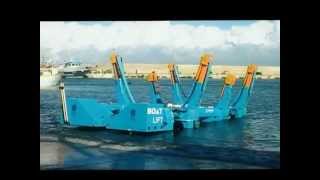 CROC LIFT 45ton  Amphibious trailer with slings for Darsena Mele Italy [upl. by Moise]