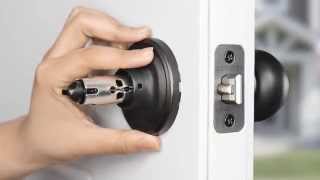 Brinks Decor Series Keyed Entry Knob Installation [upl. by Gnus]