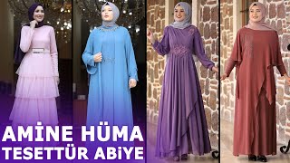 Modanisa Amine Hüma Tesettür Abiye Elibse Modelleri 1 2023 Kış  Hijab Evening Dress  Abendkleid [upl. by Aenit]