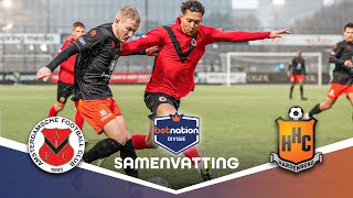 Spannende wedstrijd in Amsterdam ⚔  AFC vs HHC Hardenberg  Samenvatting Betnation Divisie 2324 [upl. by Ambrosane459]