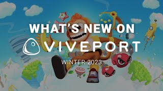 Whats New on VIVEPORT Winter 2023 [upl. by Annehsat]