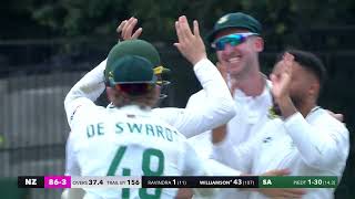 South Africa impress with the ball  DAY 2 HIGHLIGHTS  BLACKCAPS v South Africa  Seddon Park [upl. by Geri]