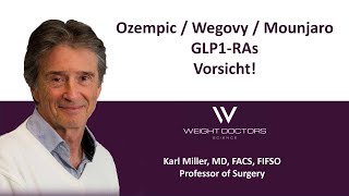 Masterclass Ozempic Wegovy und Mounjaro Vorsicht [upl. by Aix]